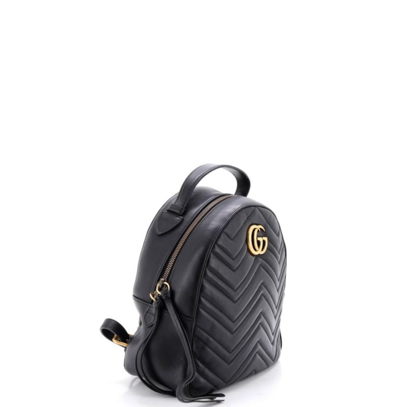 Small GG Marmont Backpack Matelasse Leather