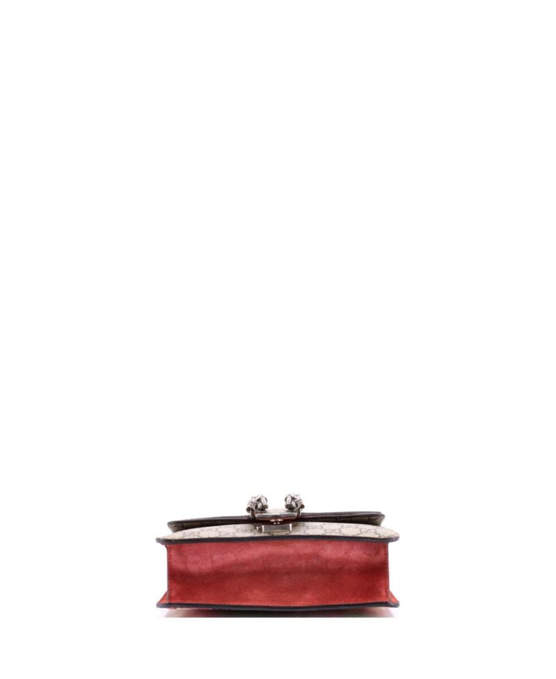 Mini Dionysus Bag Blooms Print GG Coated Canvas