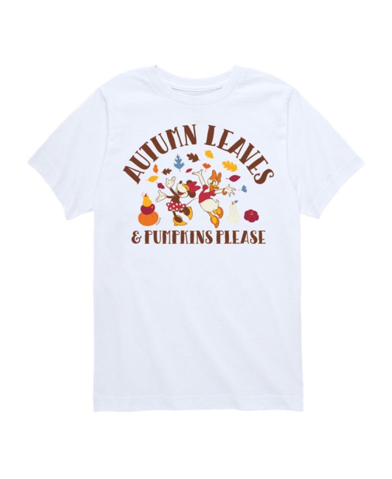 Big Boys Disney Autumn Leaves Graphic Tee