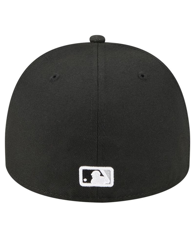 Men's Black Chicago White Sox Cartoon A-Frame 59FIFTY Fitted Hat
