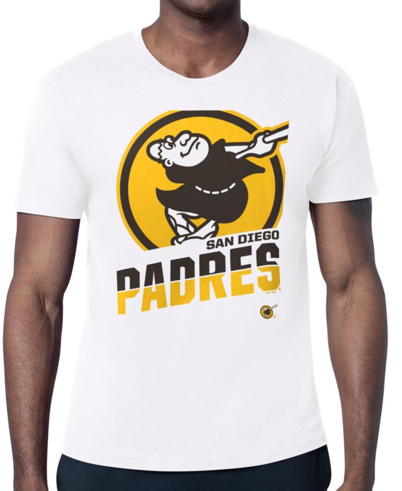 Men's White San Diego Padres Logo Zoom T-Shirt