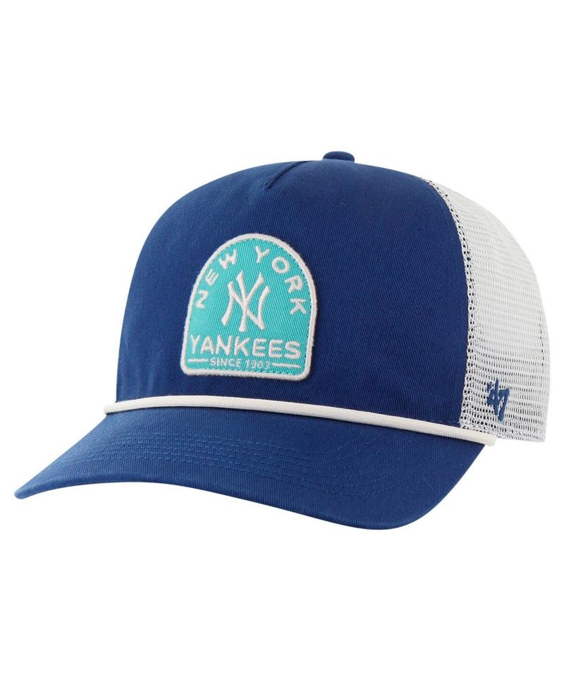 Men's Navy New York Yankees Cypress Trucker Hitch Adjustable Hat
