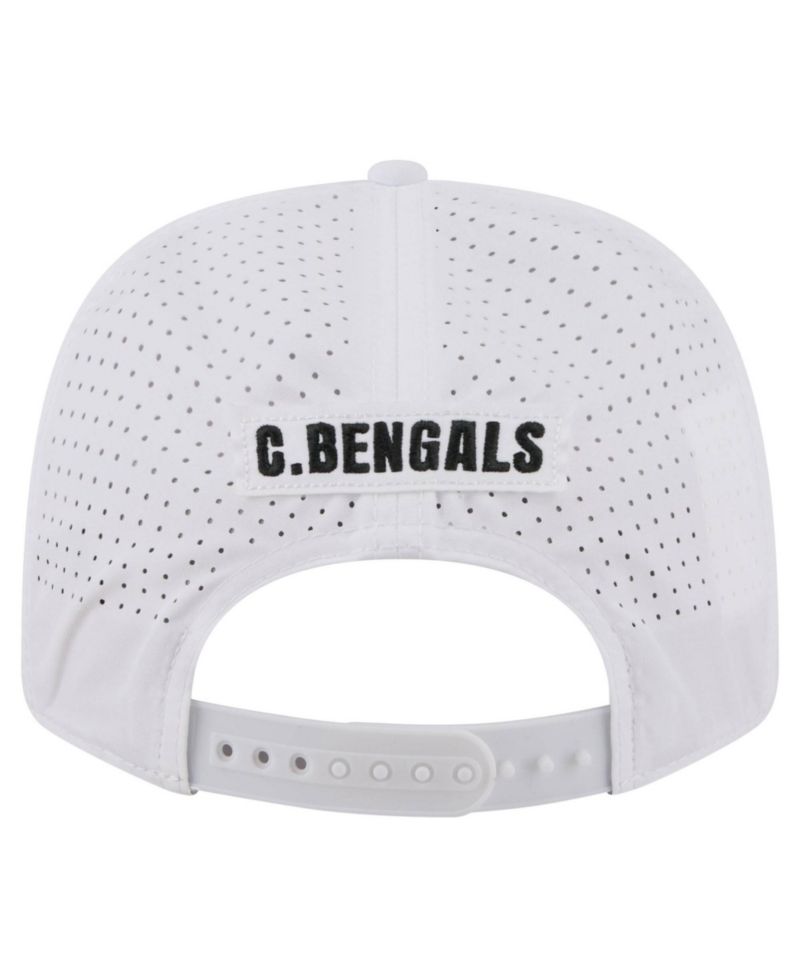 Men's White Cincinnati Bengals Name Plate 9SEVENTY Adjustable Hat
