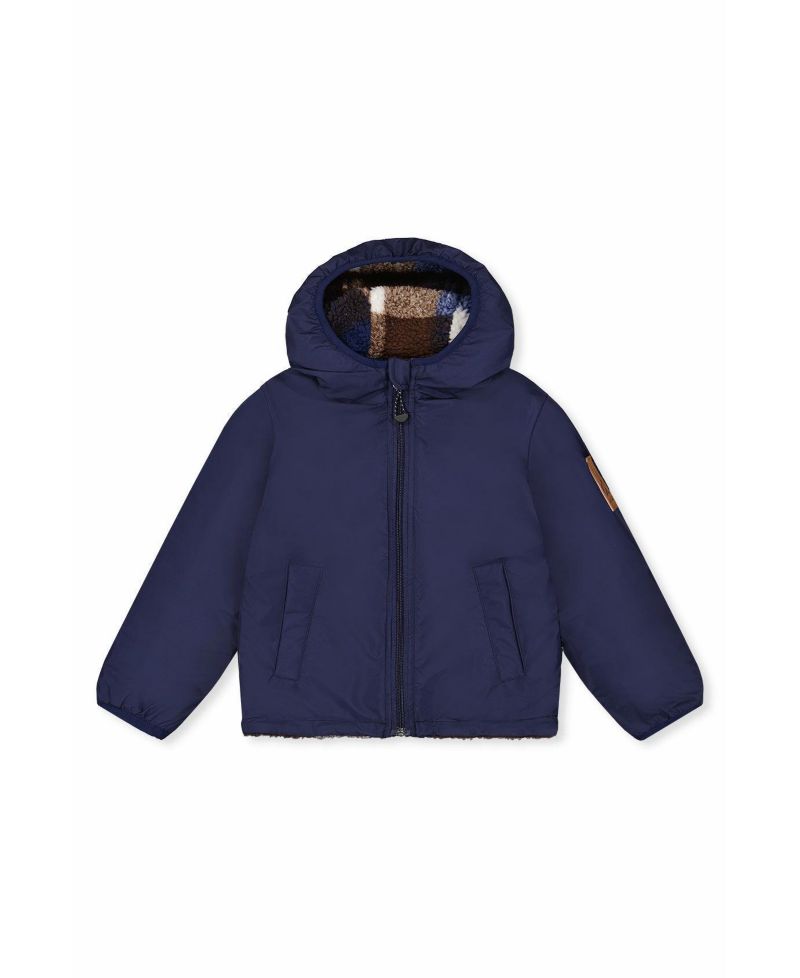 Little and Big Boy 6-14 Reversible Mid-Season Jacket