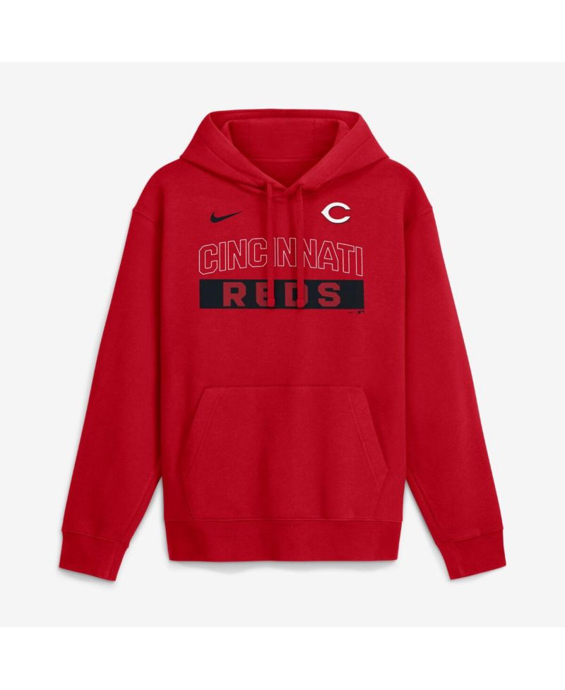 Men's Red Cincinnati Reds Primetime Club Hoodie