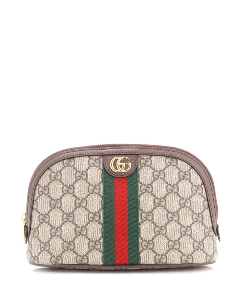Large Ophidia Cosmetic Case GG Coated Canvas