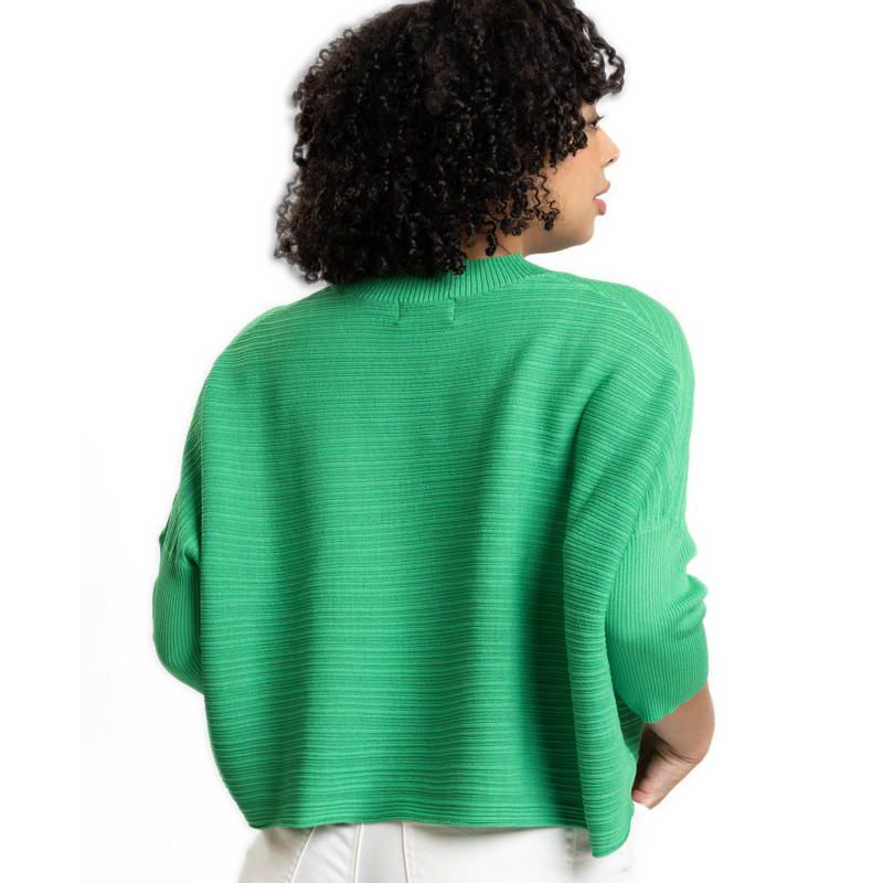 Women's Brooklyn Lightweight Textured Cropped Sweater