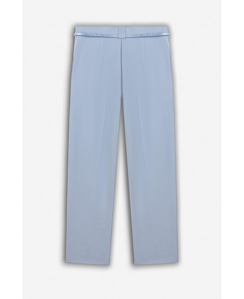 Women's Belt Detail Double Pleat Trousers