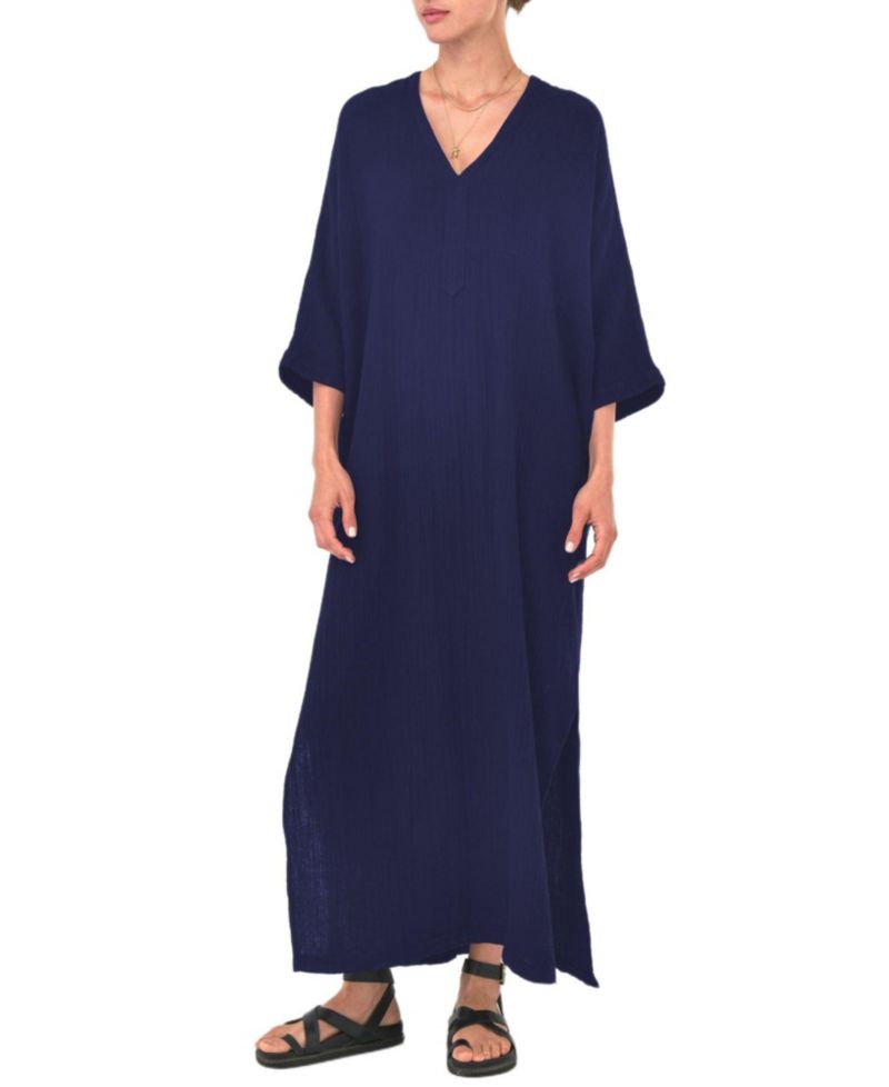 Women's Ocean+Main Gauze Arc Seam Caftan