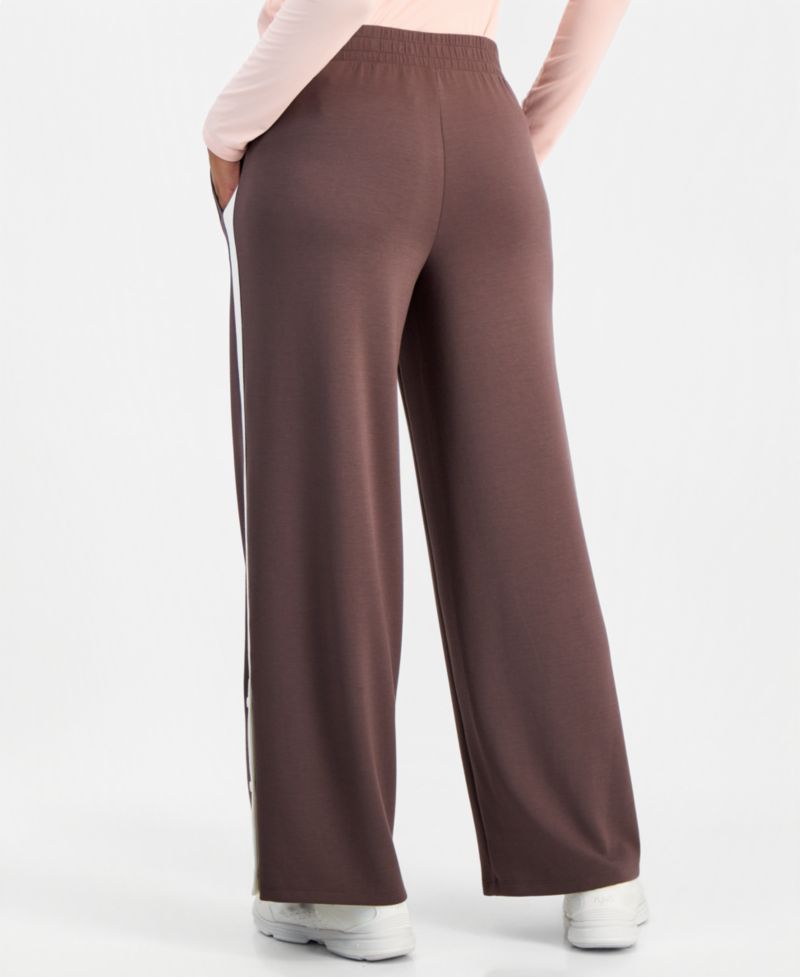 Women's Wide-Leg Butter-Soft Striped Pants