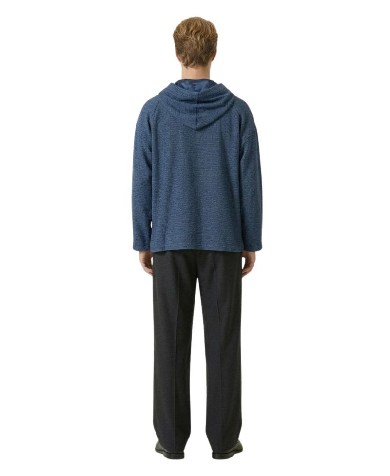 Men's Hooded Toggle-Closure Dual-Pocket Jacket