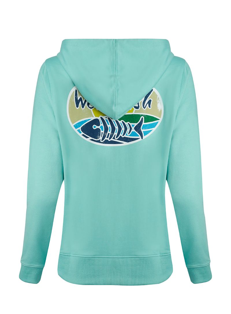 Women's Back Print Popover Hoodie