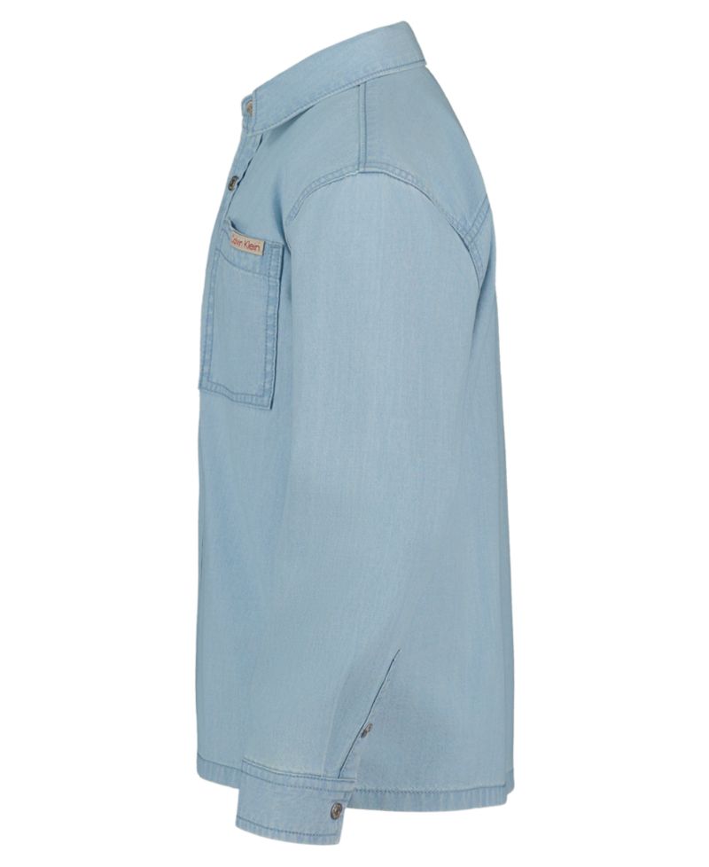 Boys' 8-16 Chambray Long-Sleeve Woven Shirt