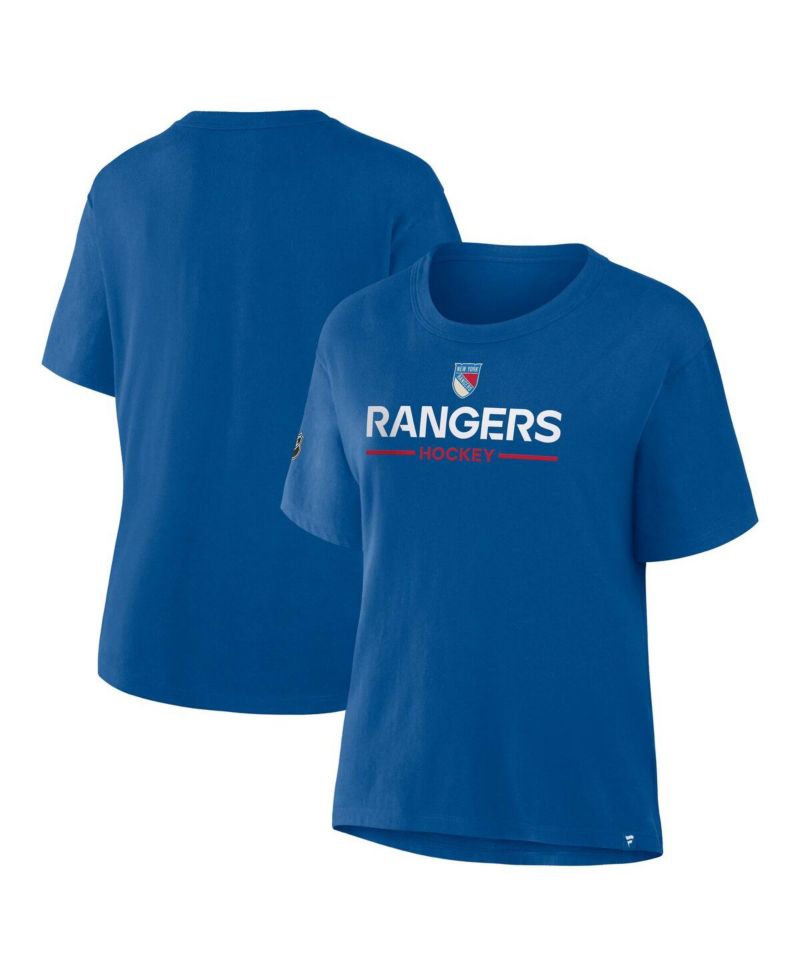 Women's Blue New York Rangers Centennial T-Shirt