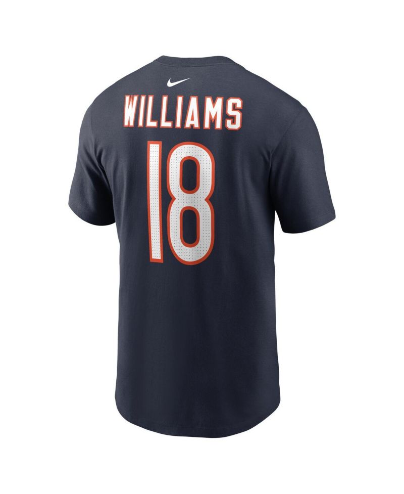 Big Boys and Girls Caleb Williams Navy Chicago Bears 2024 NFL Draft First Round Pick Fuse Name & Number T-Shirt