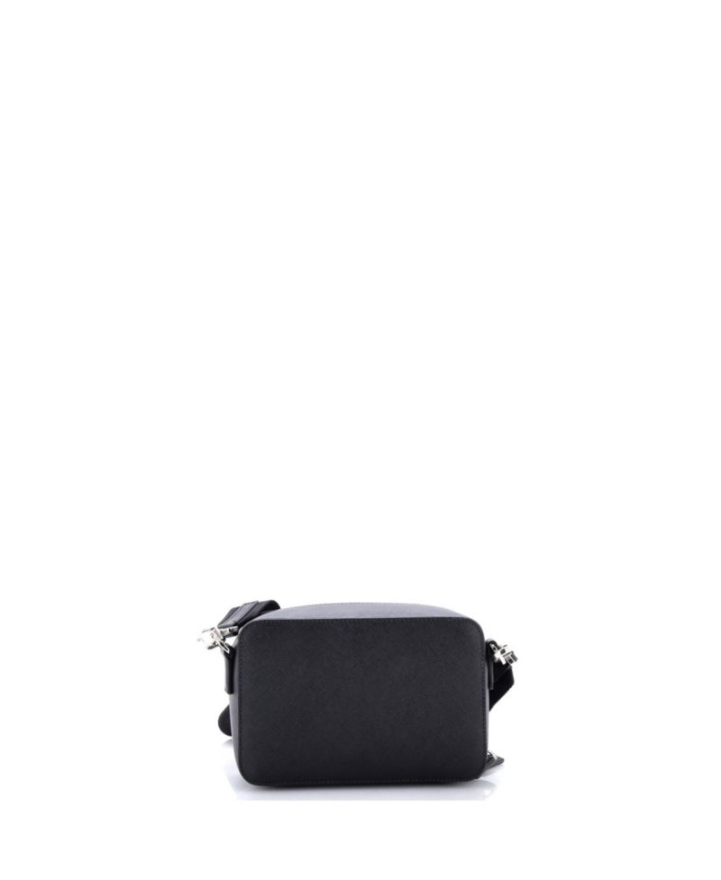 Mini Brique Camera Crossbody Bag Saffiano Leather