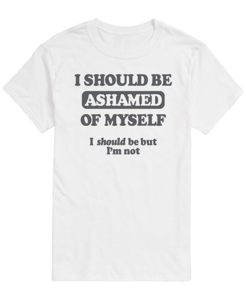 Men's Should Be Ashamed Short-Sleeve Graphic T-Shirt