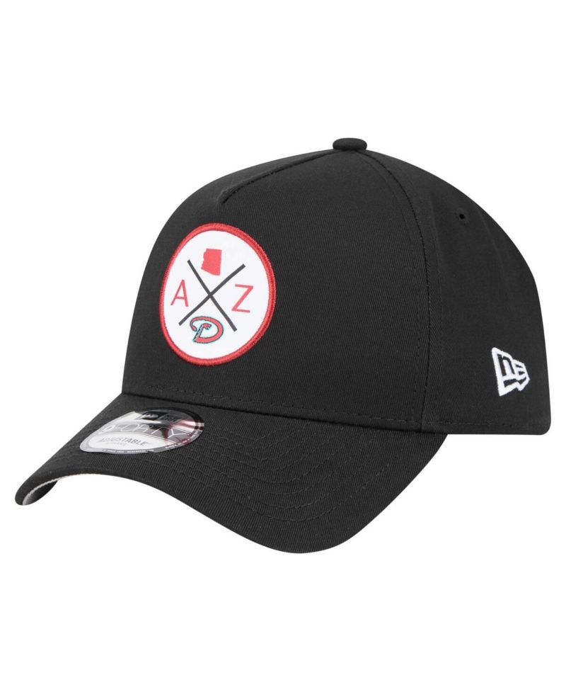 Men's Black Arizona Diamondbacks 9FORTY A-Frame Adjustable Hat
