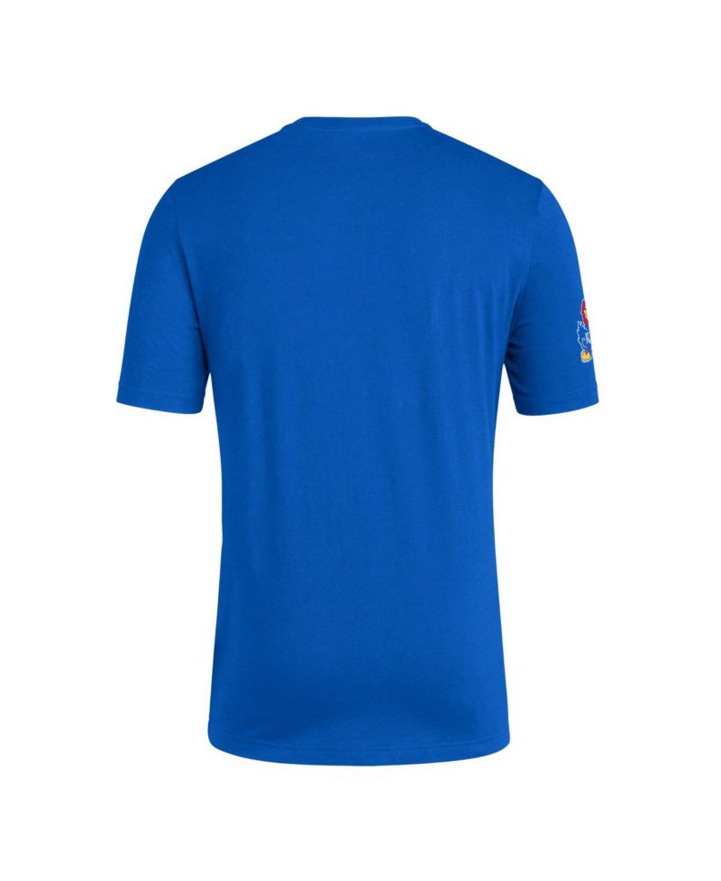 Men's Royal Kansas Jayhawks Fresh Wordmark T-Shirt