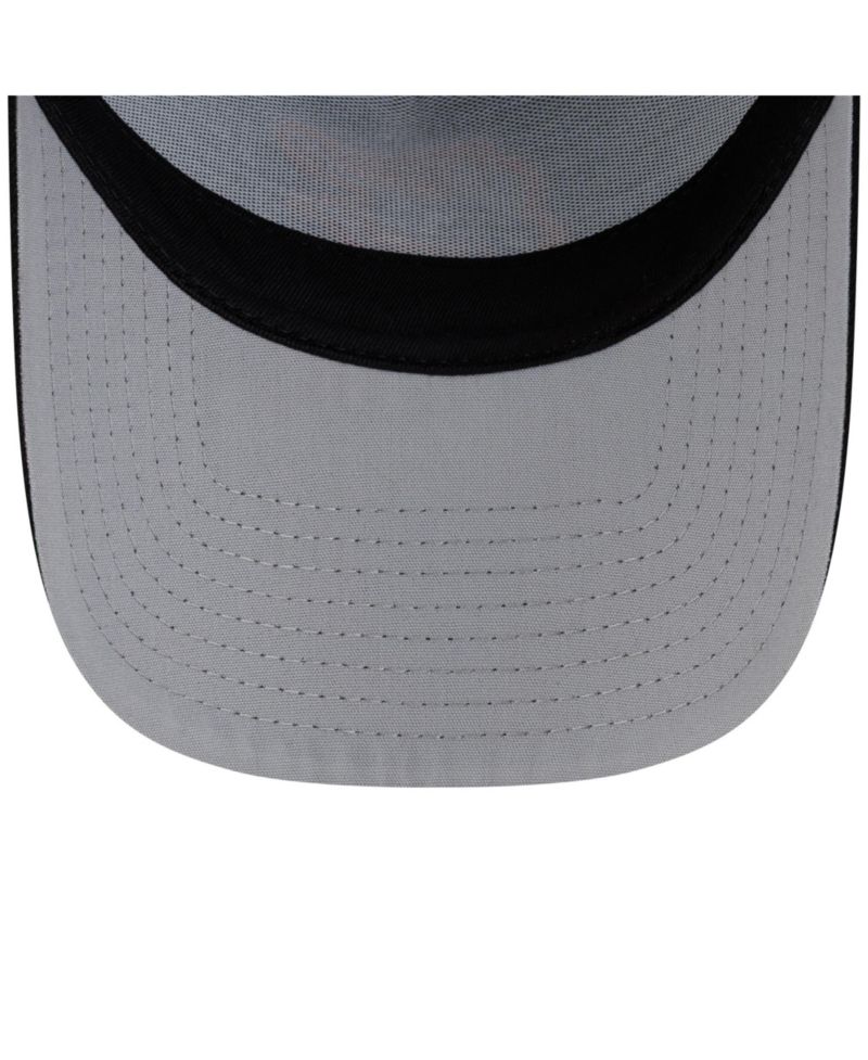Men's Black Baltimore Orioles Side Script 9FORTY A-Frame Trucker Adjustable Hat