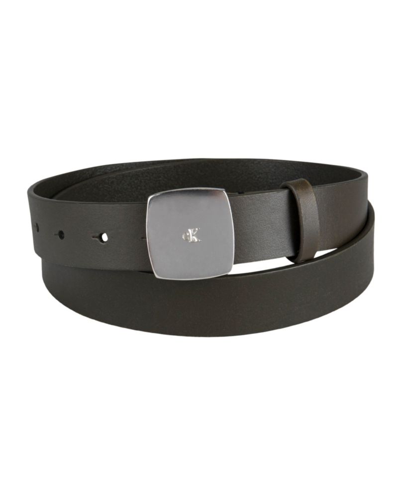 Women's Micro CK Logo Leather Pant Belt