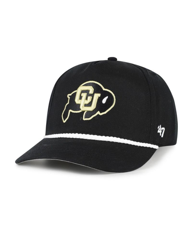 Men's Black Colorado Buffaloes Rope Hitch Adjustable Hat