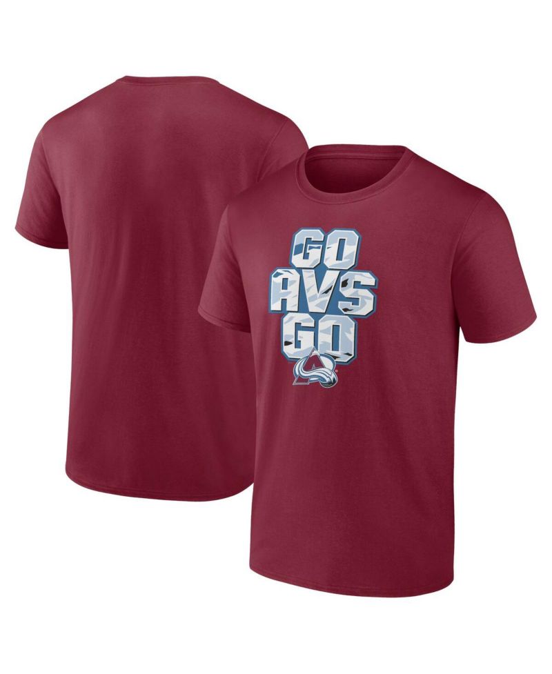 Men's Burgundy Colorado Avalanche Local T-Shirt