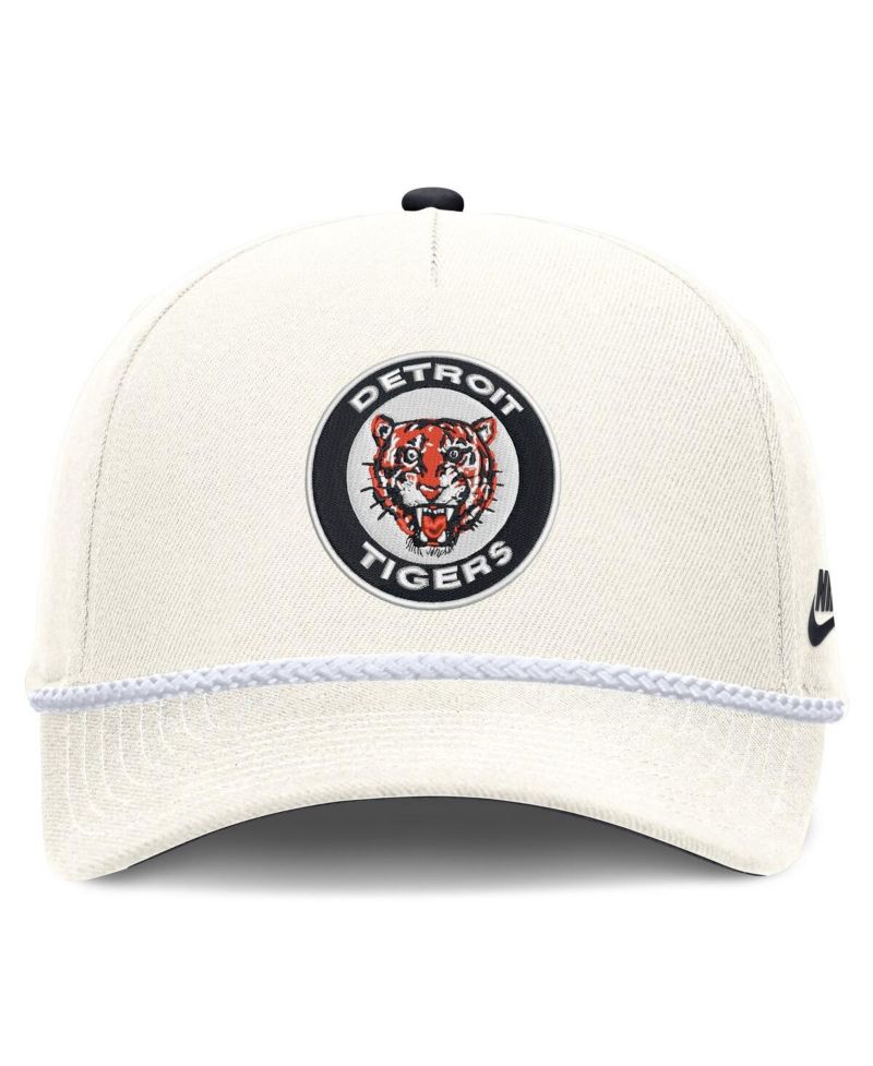 Men's Cream Detroit Tigers Cooperstown Rise Adjustable Hat