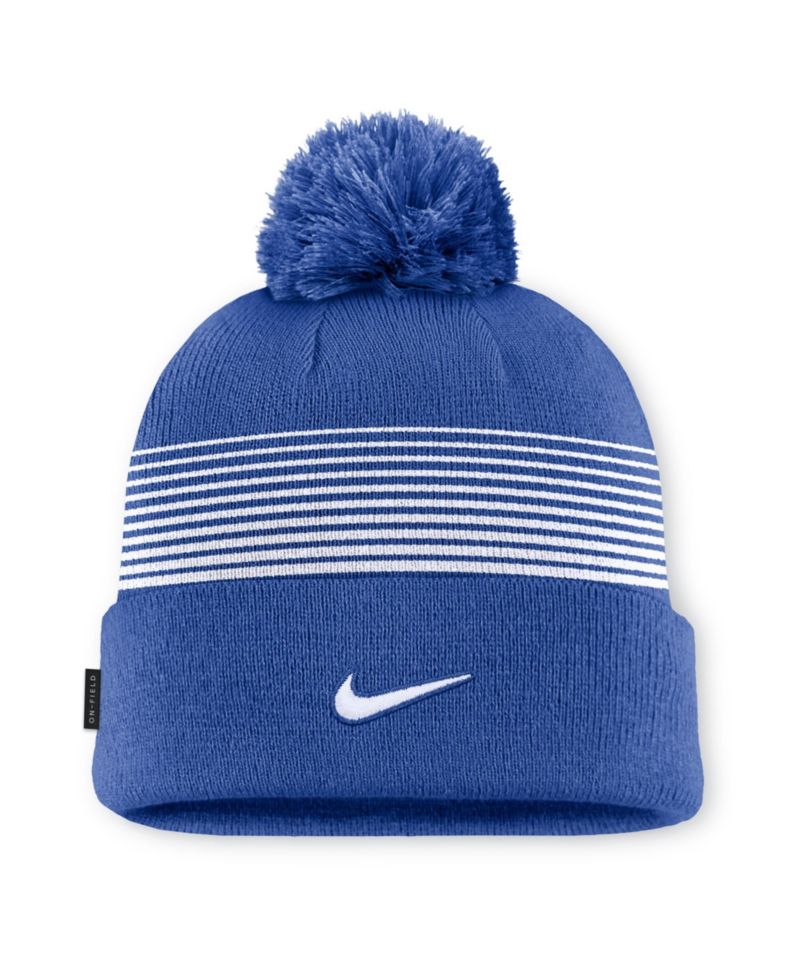 Men's and Women's Royal Kentucky Wildcats 2026 On-Field Cuffed Knit Pom Hat