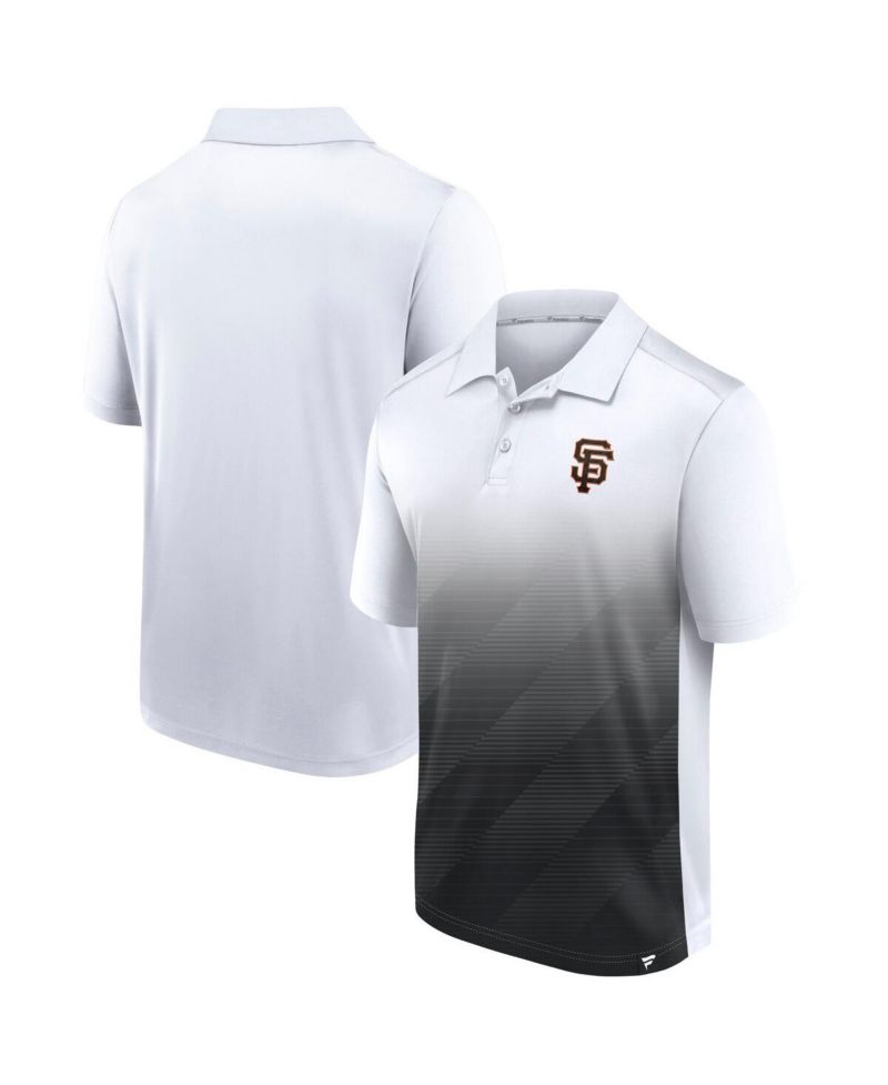 Men's White San Francisco Giants Iconic Parameter Sublimated Polo Shirt
