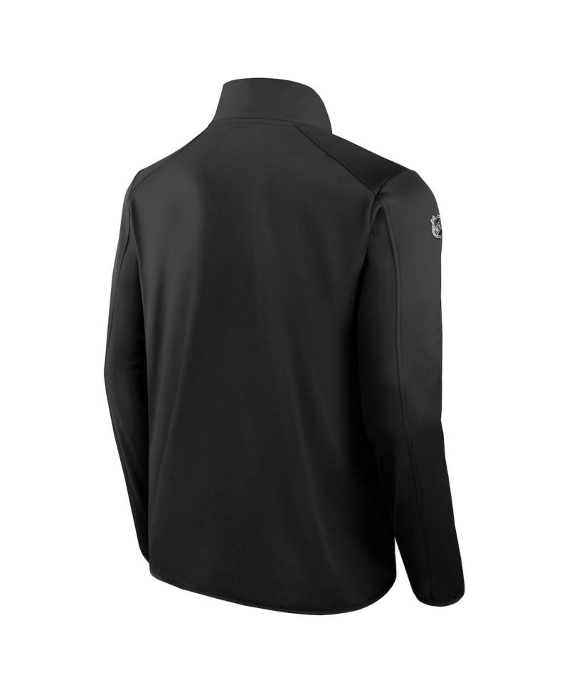 Men's Black Boston Bruins Authentic Pro Rink Full-Zip Jacket