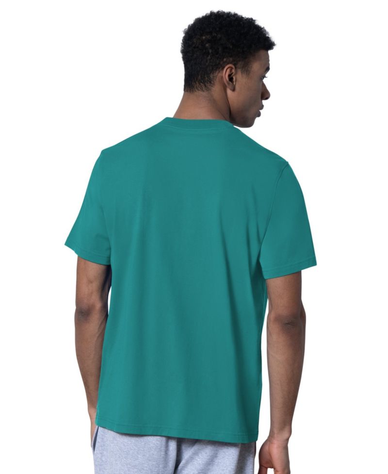Men's Aqua/Heather Gray Miami Dolphins Two-Pack Logo T-Shirt Set