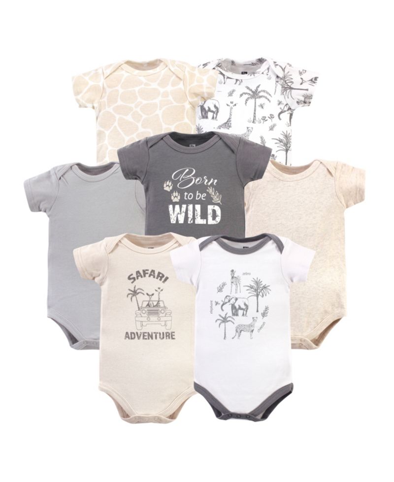 Baby Boys Hudson 7-Pack Cotton Onesies