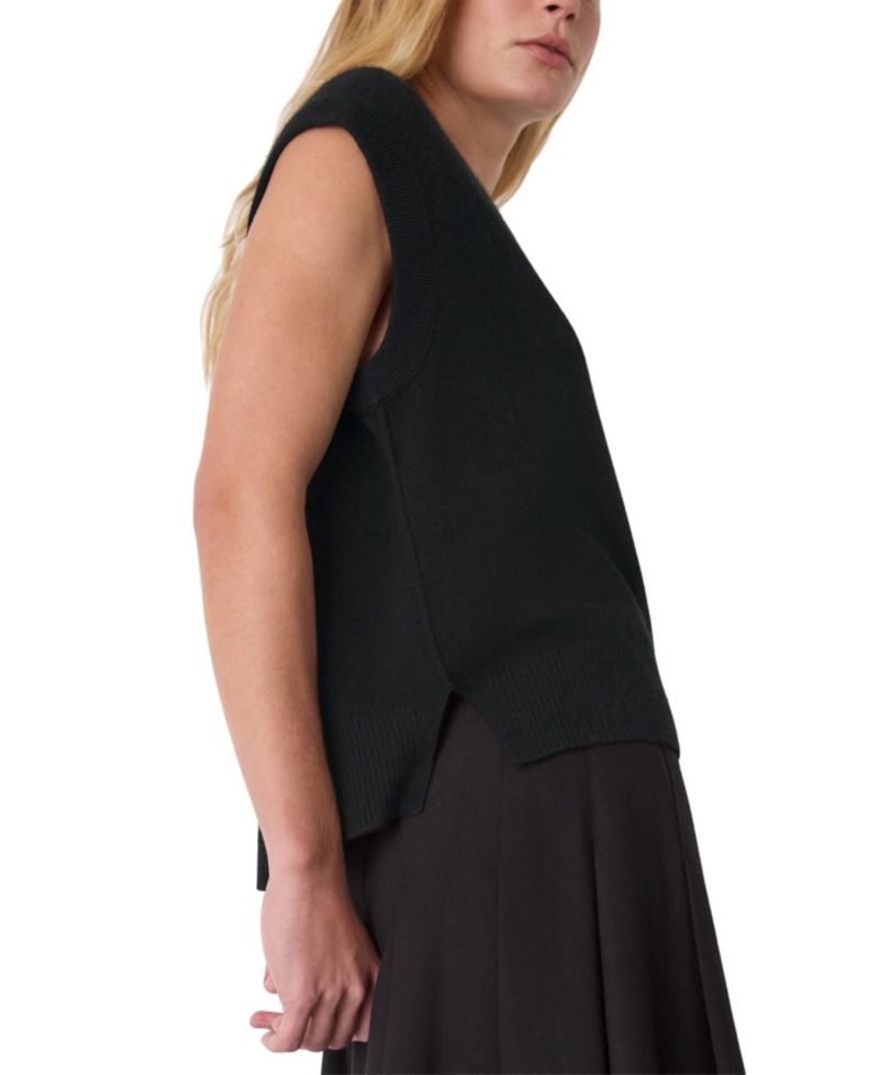 Women's V-Neck Cashmere Sleeveless Sweater Vest