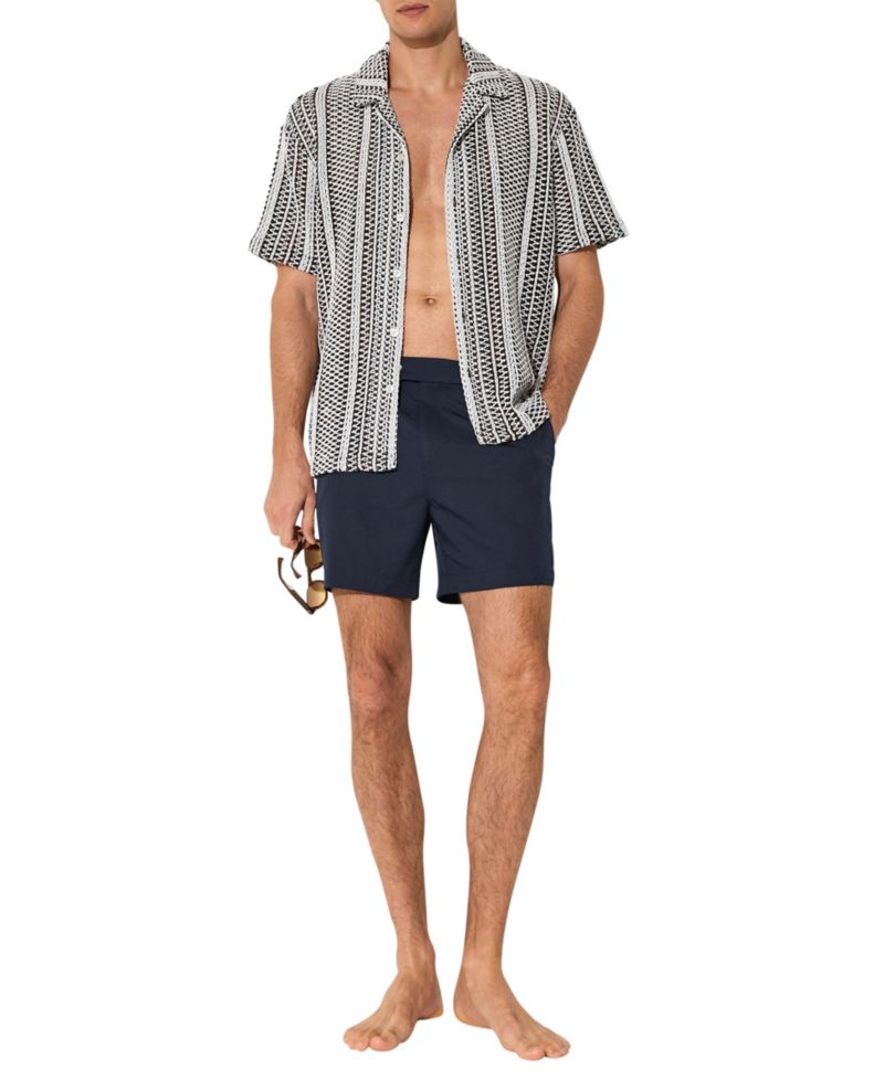 Men's Sun Regular-Fit Side-Adjuster Swim Shorts, 6" Inseam
