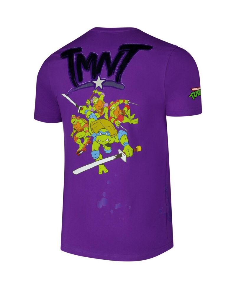 Men's Purple Teenage Mutant Ninja Turtles Turtle Power T-Shirt