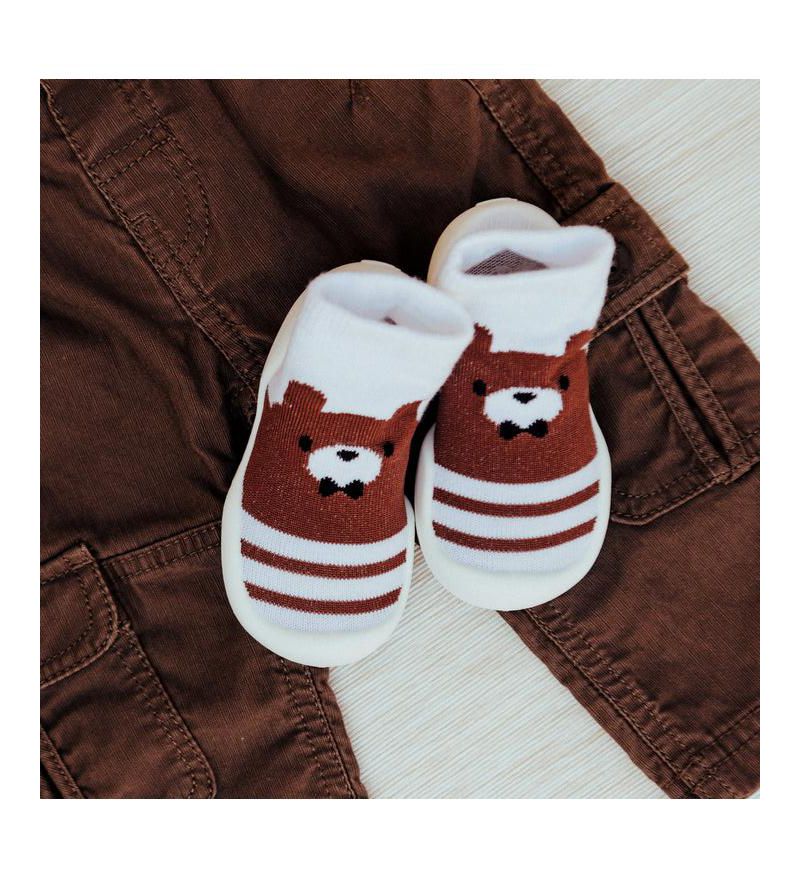 Infant Boys Breathable Washable Non-Slip Sock Shoes Big Bear