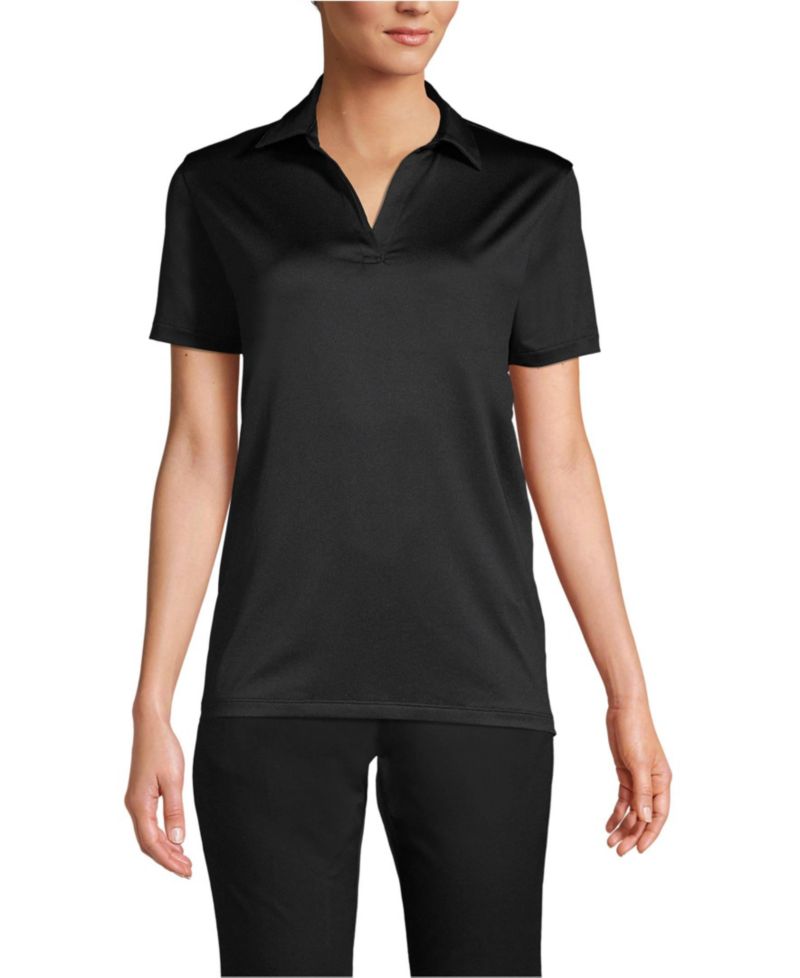 Women's Short Sleeve Rapid Dry Sport Neck Polo Shirt