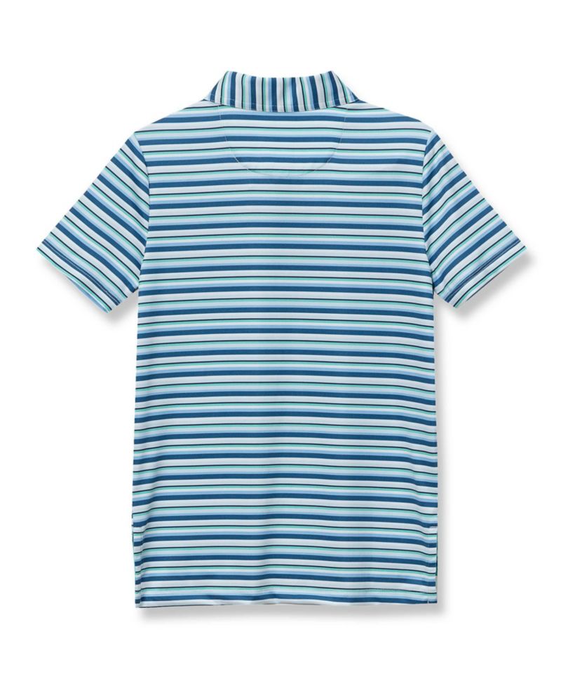 Little And Big Boys Short Sleeve Adventure Performance Polo Shirts
