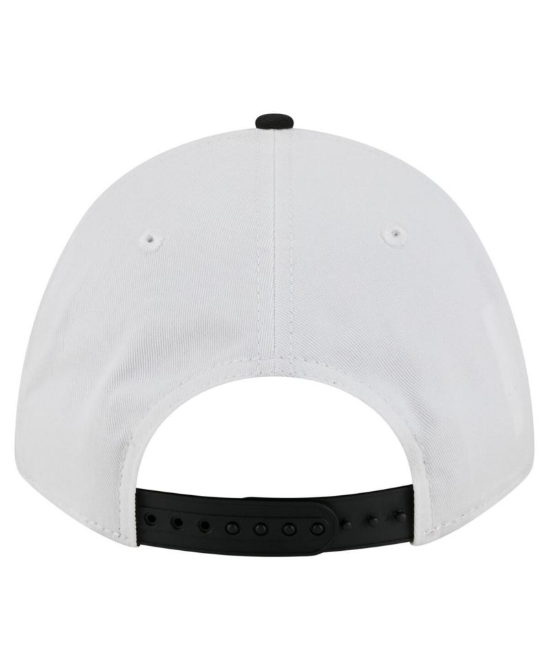 Men's White/Black Missouri Tigers Arch Two-Tone Rope 9FORTY A-Frame M-Crown Adjustable Hat