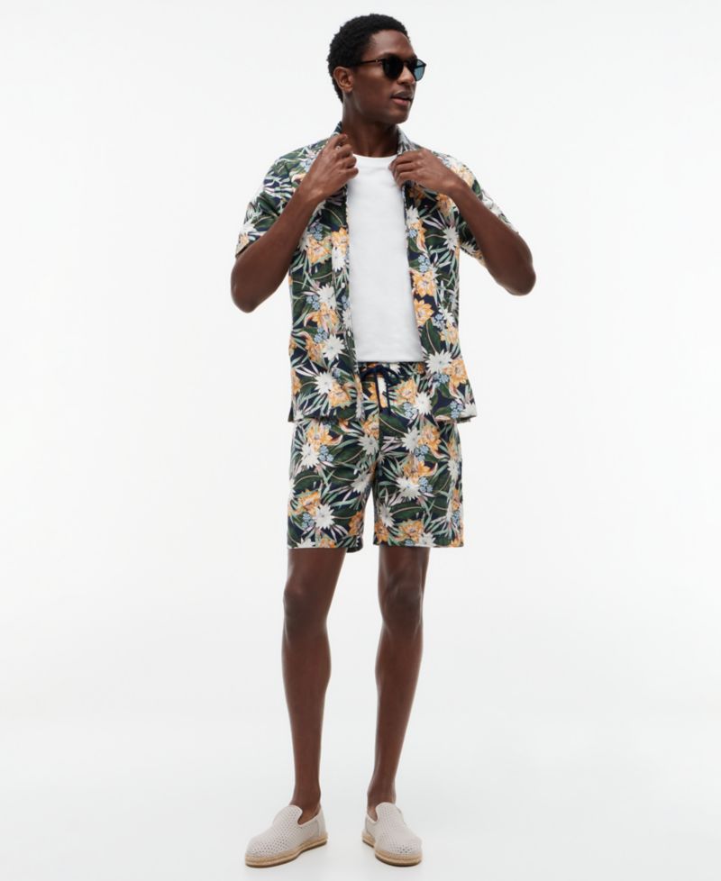 Men's Dover Regular-Fit 8" Floral Drawstring Shorts