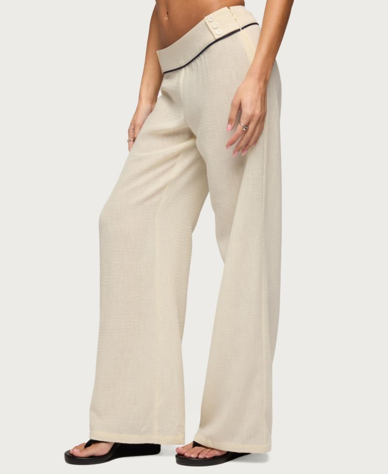 Women's Dorine Contrast Woven Pants