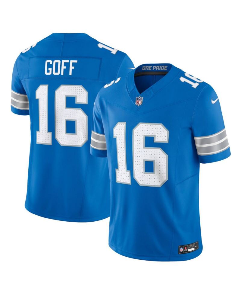 Men's Jared Goff Blue Detroit Lions Vapor F.U.S.E. Limited Jersey
