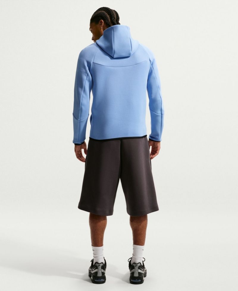 Men's Blue Tottenham Hotspur Tech Fleece Windrunner Raglan Full-Zip Hoodie