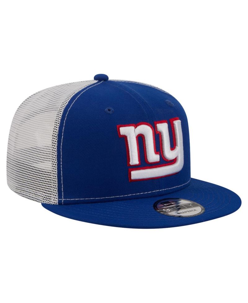 Men's Royal New York Giants Core Team 9FIFTY Trucker Snapback Hat