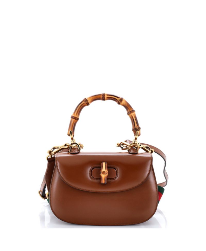 Small Bamboo 1947 Top Handle Bag Leather