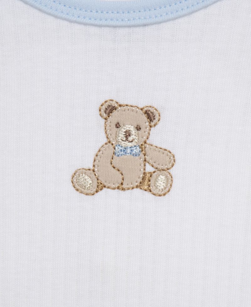Baby Boys' Cotton Short-Sleeve Bodysuit and Pants, 5-Piece Set