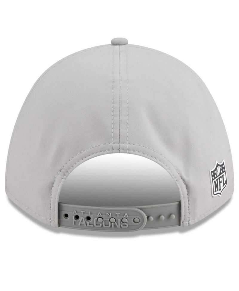Men's Gray Atlanta Falcons 2025 Sideline M-Crown 9FORTY Adjustable Hat