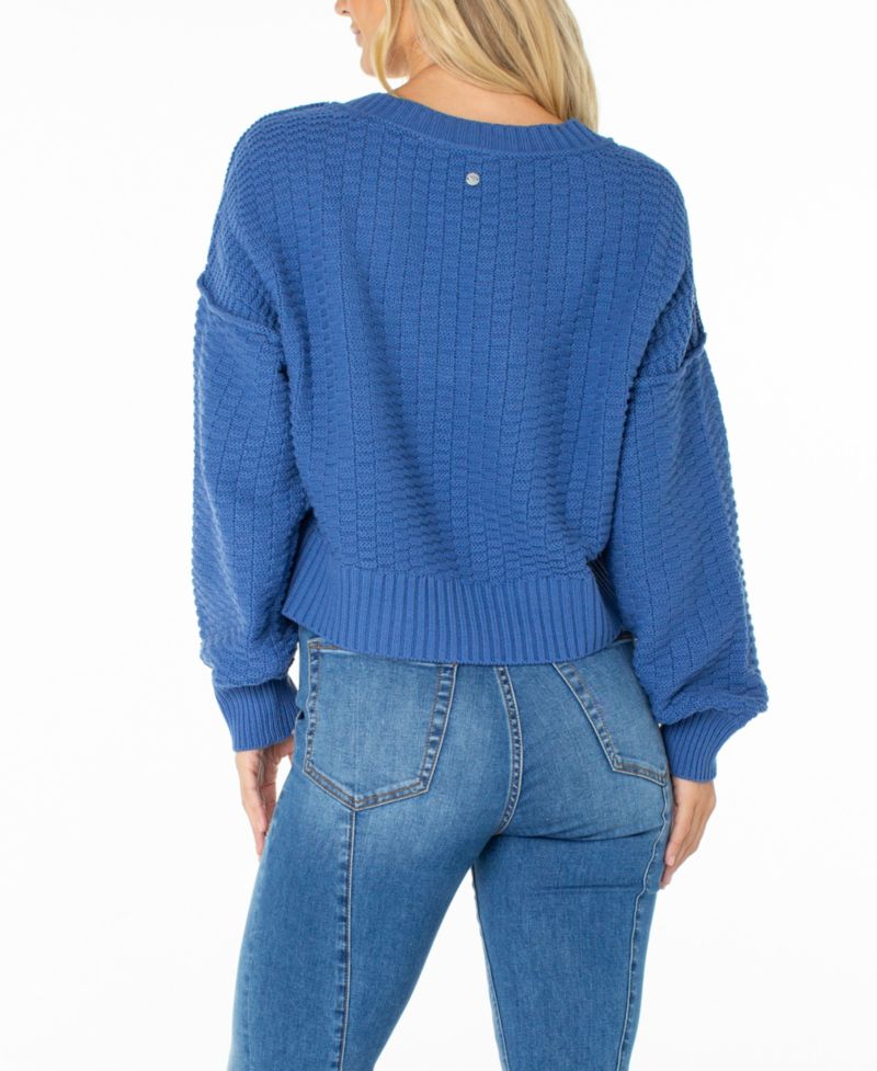 Women's Study Hall V-Neck Cropped Sweater