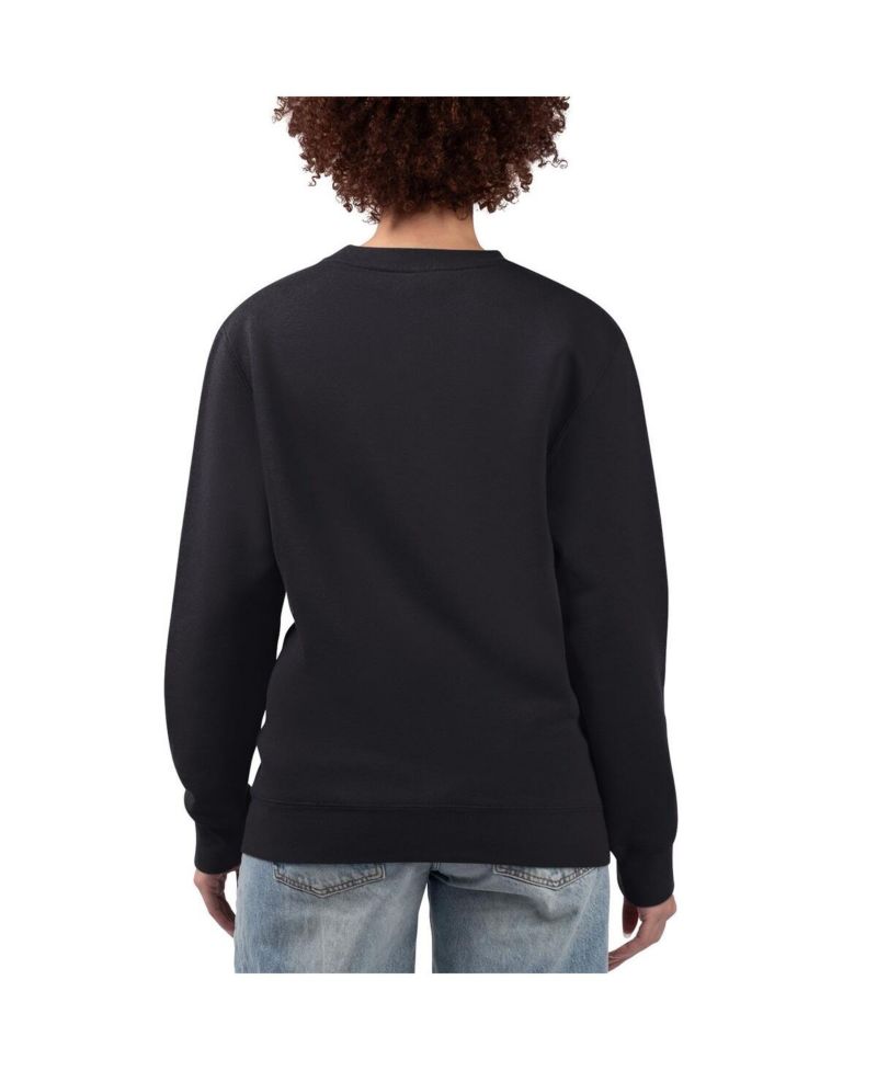 Women's Black Utah Mammoth Metallic Drop Printed Fleece Sweatshirt